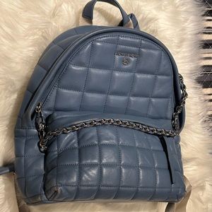 Greyish blue MK backpack